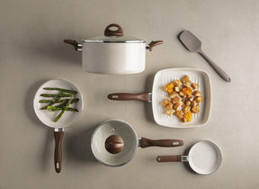 Jogo De Panelas Ceramic Life Brinox Smart Plus 8 Peças Vanil