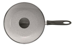 Wok Com Tampa 28 Cm Ceramic Life Suprema Vanilla Brinox